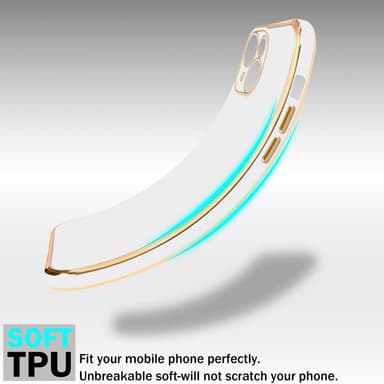 iPhone 15 PLUS Skal Fodral Case (Vit)