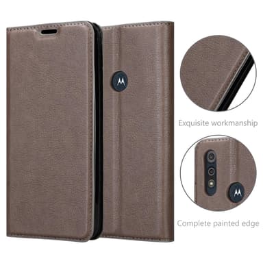Motorola MOTO E6s 2020 Skal Fodral Case (Brun)