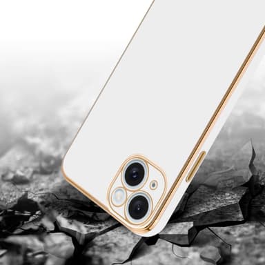 iPhone 15 PLUS Skal Fodral Case (Vit)