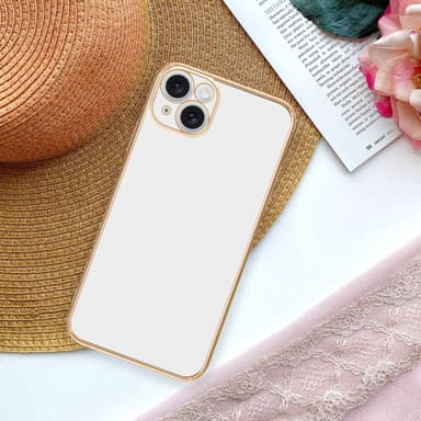 iPhone 15 PLUS Skal Fodral Case (Vit)