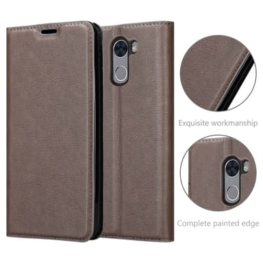 Huawei Y7 PRIME 2017 Skal Fodral Case (Brun)