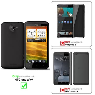 HTC ONE X / X+ Skal Fodral Case (Röd)