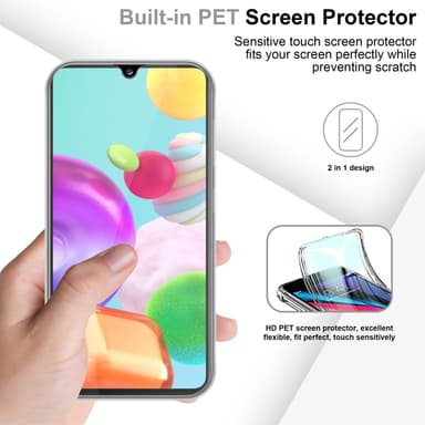 Skal Samsung Galaxy A41 Fodral Case (Transparent)