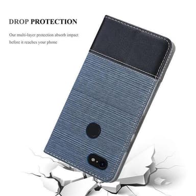 Google PIXEL 3 Plånboksfodral Skal (Blå)