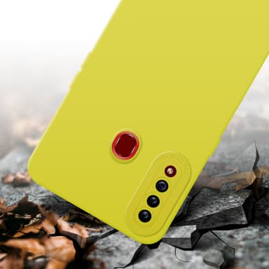 Samsung Galaxy A20s Skal Fodral Case (Gul)