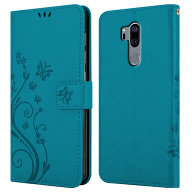 LG G7 ThinQ / FIT / ONE Plånboksfodral Skal (Blå)