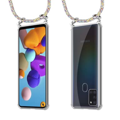 Skal Samsung Galaxy A21s Fodral Kedja (Gul)