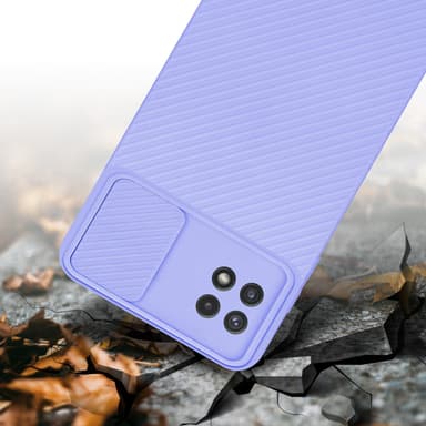 Skal Samsung Galaxy A22 5G Fodral Case (Lila)