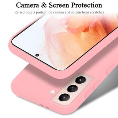Samsung Galaxy S21 5G Skal Fodral Case (Rosa)