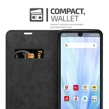 Sharp Aquos R3 Skal Fodral Case (Svart)