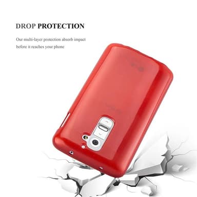 LG G2 Skal Fodral Case (Röd)