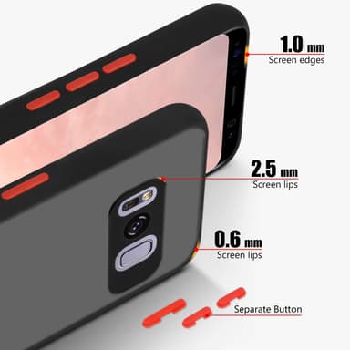 Samsung Galaxy S8 PLUS Skal Fodral Case (Svart)