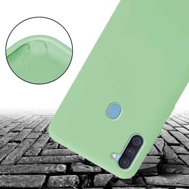 Samsung Galaxy A11 / M11 Skal Fodral Kedja (Grön)