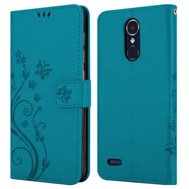 LG K8 2017 Plånboksfodral Skal (Blå)