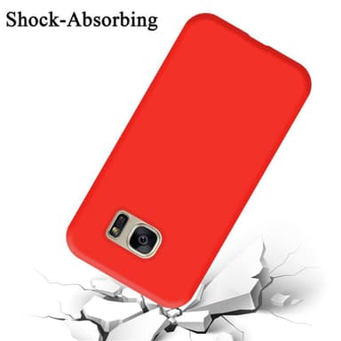 Samsung Galaxy S7 Skal Fodral Case (Röd)