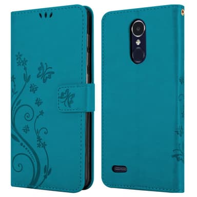 LG K8 2017 Plånboksfodral Skal (Blå)