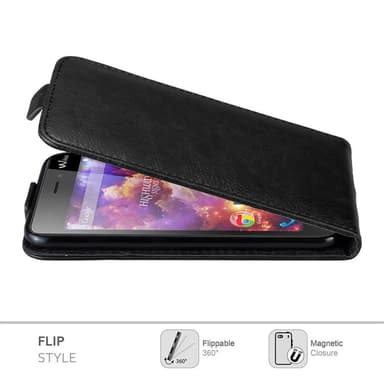 WIKO HIGHWAY Flipfodral Skal (Svart)