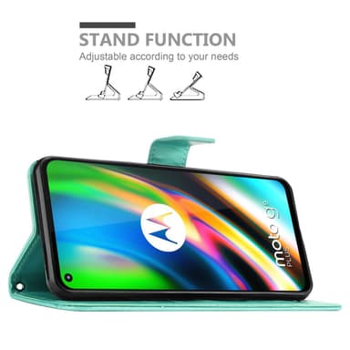 Motorola MOTO G22 Plånboksfodral Skal (Blå)