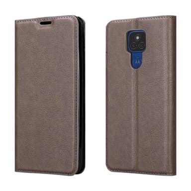 Motorola MOTO E7 PLUS Skal Fodral Case (Brun)