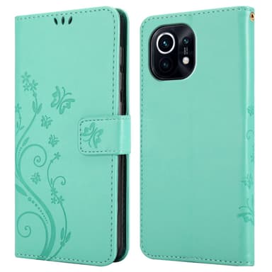 Xiaomi Mi 11 5G Plånboksfodral Skal (Turkos)