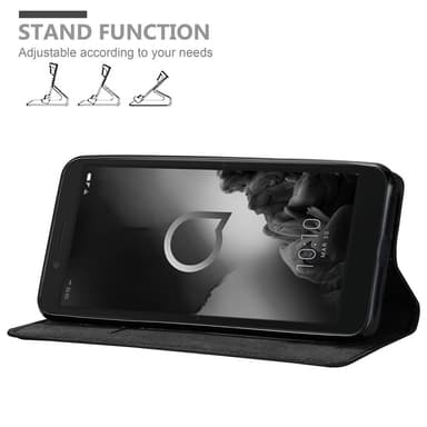 Alcatel 1C 2019 Skal Fodral Case (Svart)