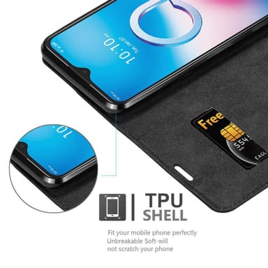 Alcatel 3L 2020 Skal Fodral Case (Svart)