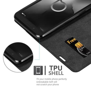 Alcatel 1C 2019 Skal Fodral Case (Svart)