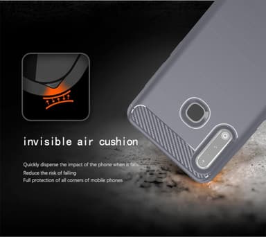 Samsung Galaxy A70e Skal Fodral Case (Grå)
