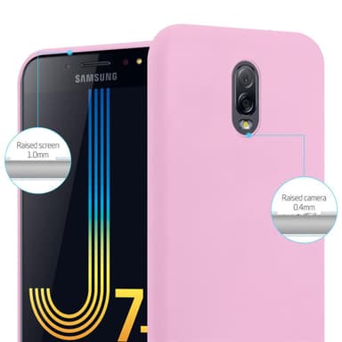 Skal Samsung Galaxy J7 PLUS / C8 Fodral Case (Rosa)
