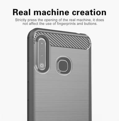 Samsung Galaxy A70e Skal Fodral Case (Grå)