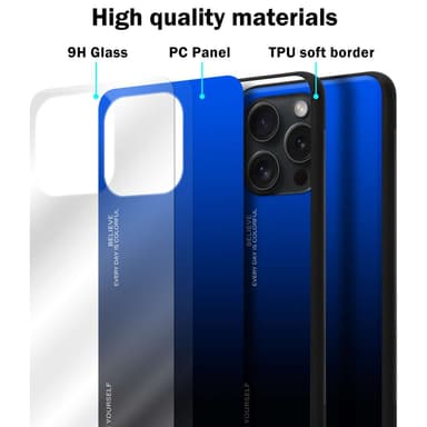 iPhone 15 PRO Skal Fodral Case (Svart)