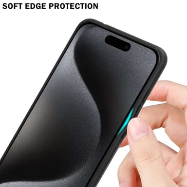 iPhone 15 PRO Skal Fodral Case (Svart)