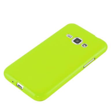 Samsung Galaxy J1 2015 Skal Fodral Case (Grön)