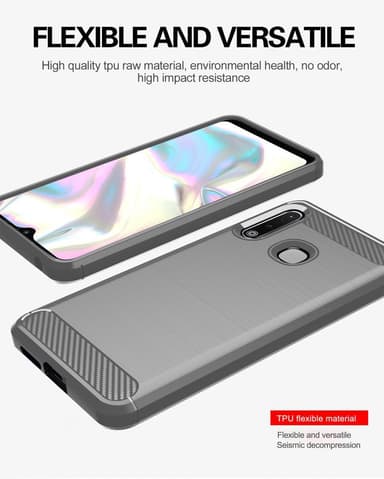 Samsung Galaxy A70e Skal Fodral Case (Grå)
