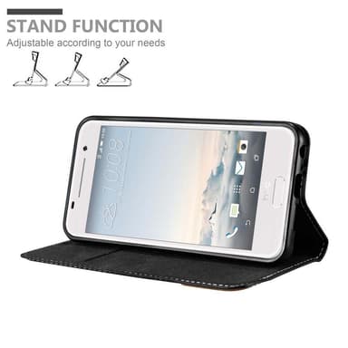 HTC ONE A9 Skal Fodral Case (Svart)