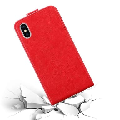 iPhone X / XS Flipfodral Skal (Röd)