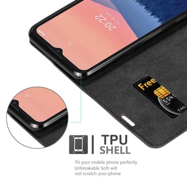 Nokia C21 Skal Fodral Case (Brun)