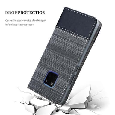 Huawei MATE 20 PRO Plånboksfodral Skal (Grå)