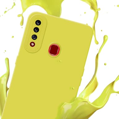 Samsung Galaxy A20s Skal Fodral Case (Gul)