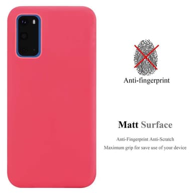 Skal Samsung Galaxy S20 Fodral Case (Röd)