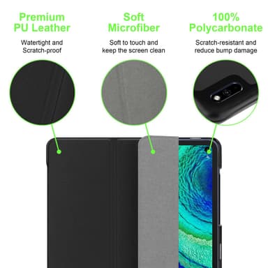 Huawei MatePad PRO (10.8 tum) Skal Fodral Case (Svart)