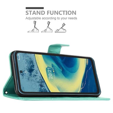 Nokia XR20 Plånboksfodral Skal (Turkos)