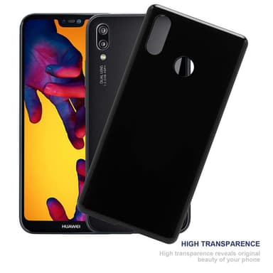 Huawei P20 LITE 2018 / NOVA 3E Skal Fodral Case (Svart)