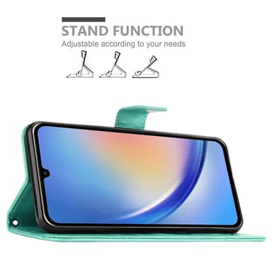Samsung Galaxy A34 5G Plånboksfodral Skal (Turkos)