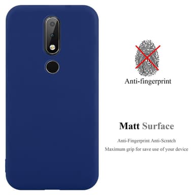 Skal Nokia 6.1 PLUS / X6 Fodral Case (Blå)