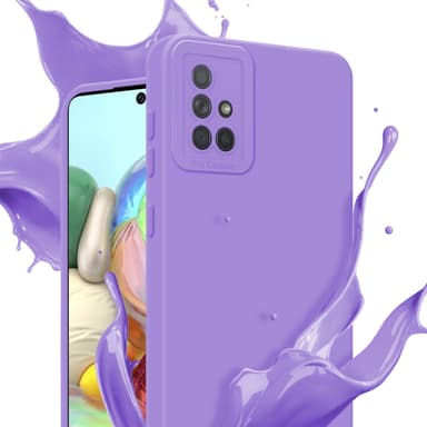 Samsung Galaxy A71 4G Skal Fodral Case (Lila)