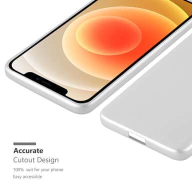 Skal iPhone 12 MINI Fodral Case (Silver)