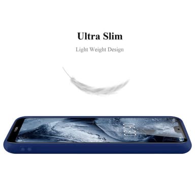 Skal Nokia 6.1 PLUS / X6 Fodral Case (Blå)