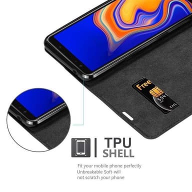 Samsung Galaxy A6s Skal Fodral Case (Svart)