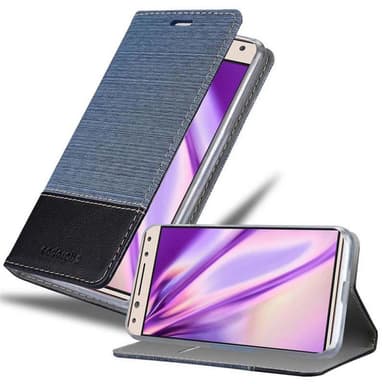 Alcatel 5 Plånboksfodral Skal (Blå)